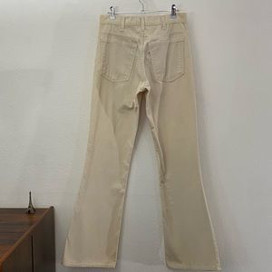 VINTAGE 70’s LEVI’S | Ivory Corduroy Pants